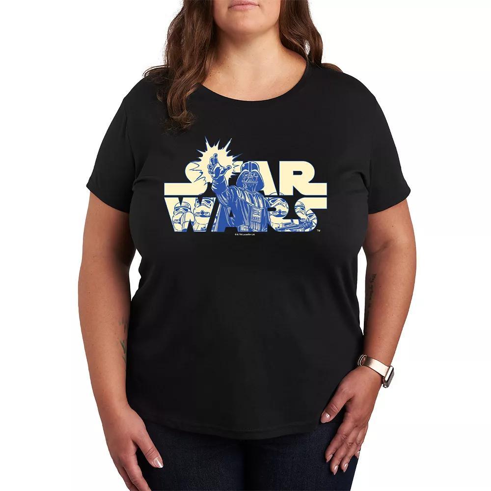 Plus Size Star Wars Logo Empire Graphic Tee, Womens Product Image