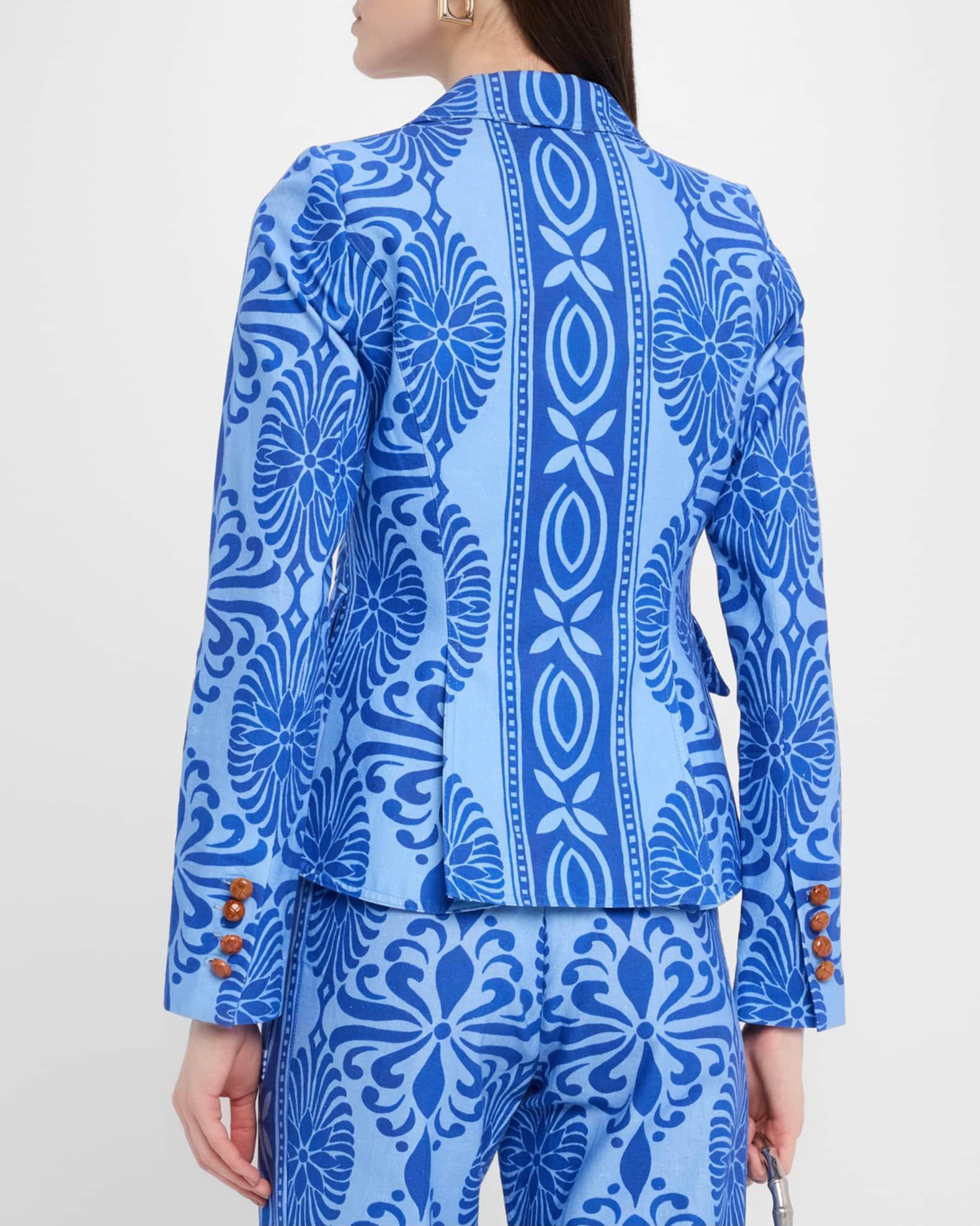 Graphic One-Button Blazer Product Image