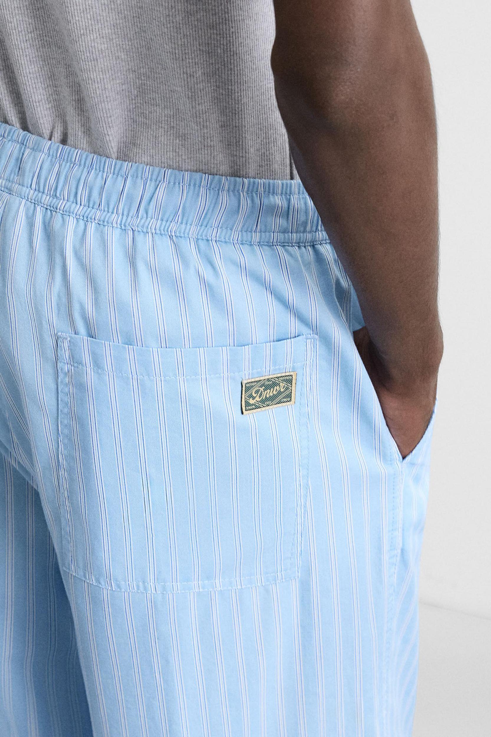STRIPED TEXTURED PANTS Product Image