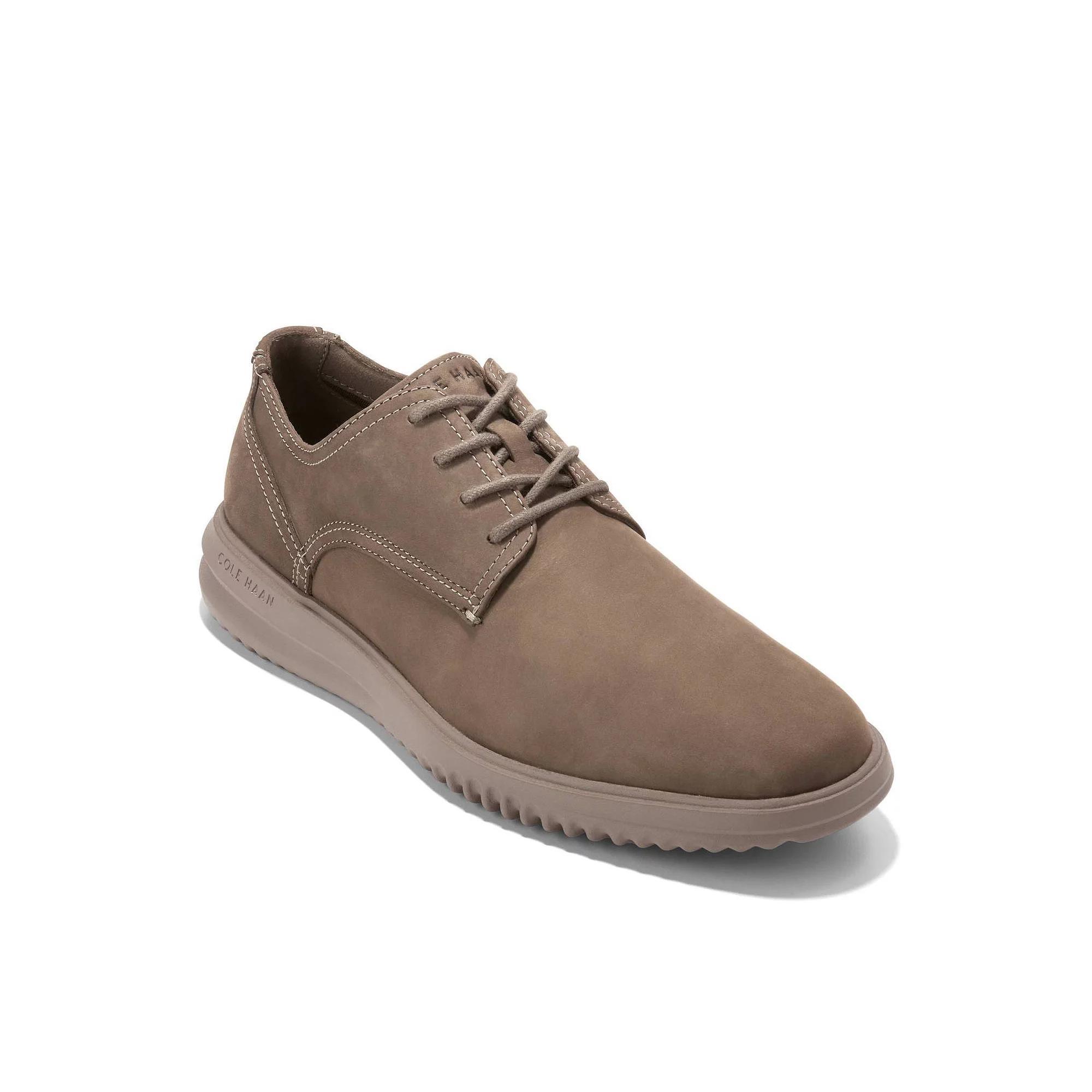 Cole Haan Grand+ Men's Leather Oxford Shoes, Size: 13, Truffle Irish Brown Product Image