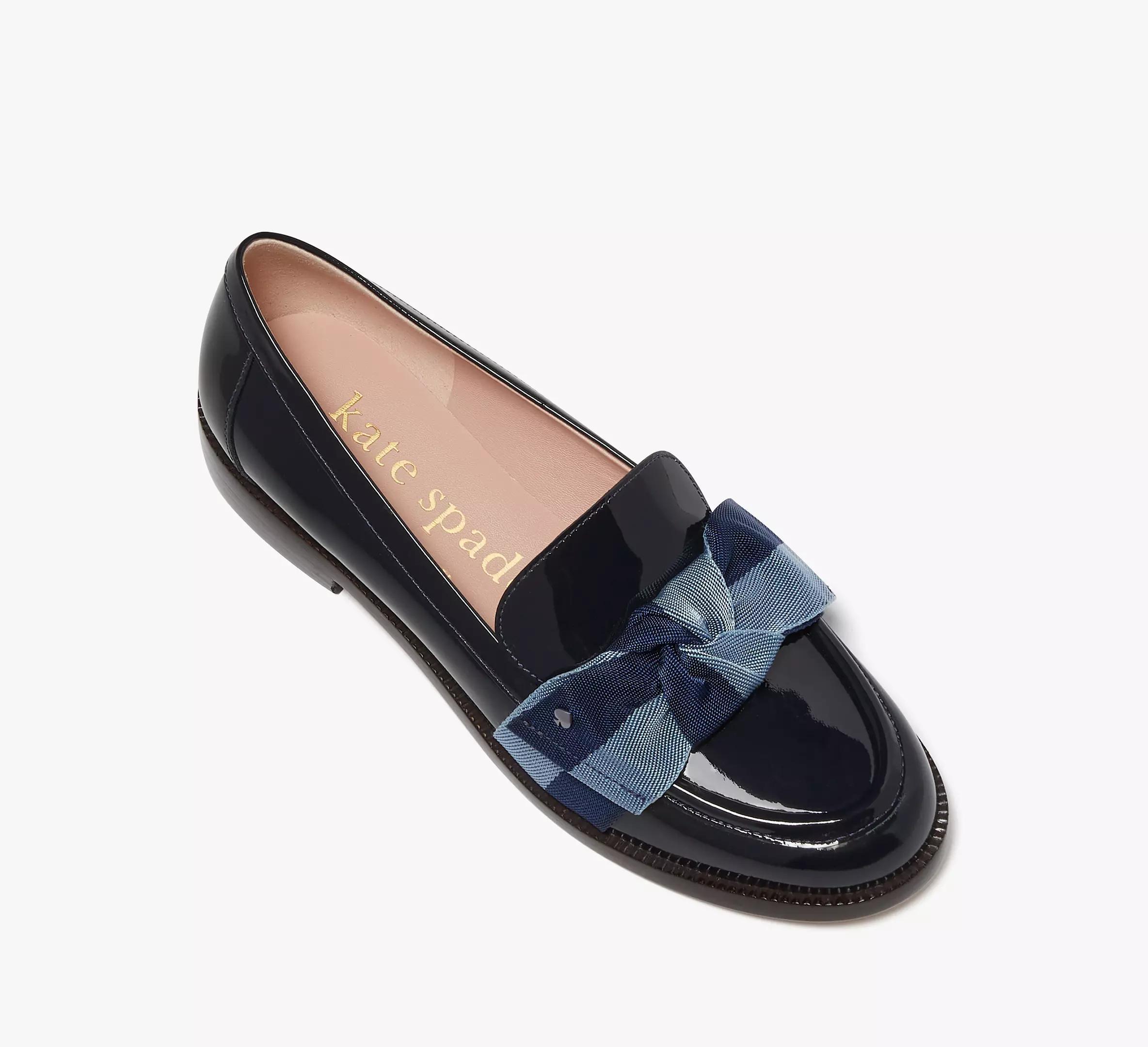 Womens Leandra Leather Loafers Product Image