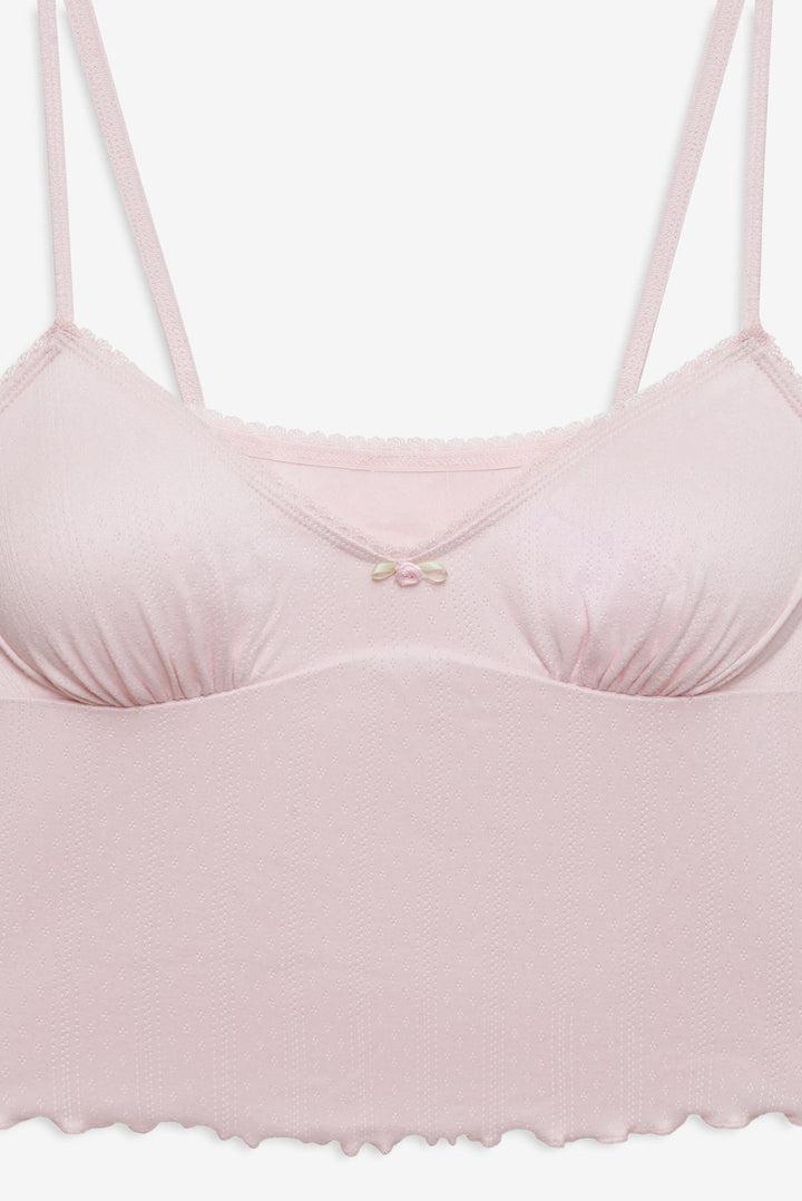 Elliana Sleep Top — Dusty Pink Product Image
