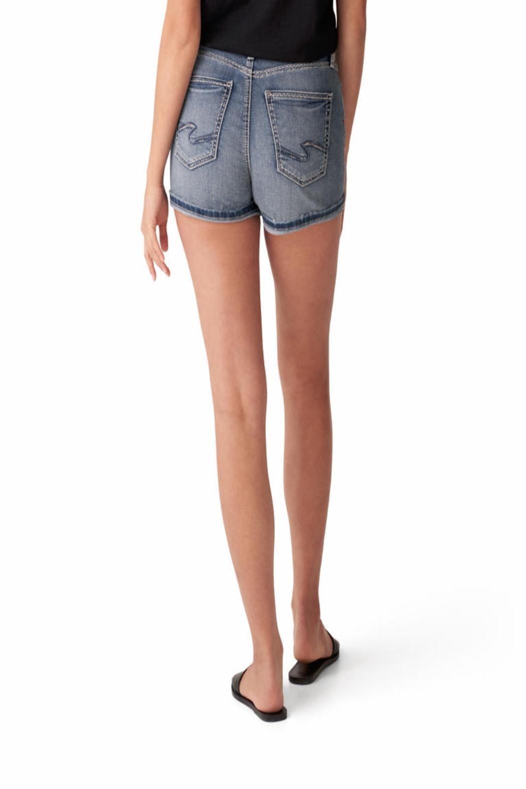Curvy-Fit High-Rise Shorts Product Image