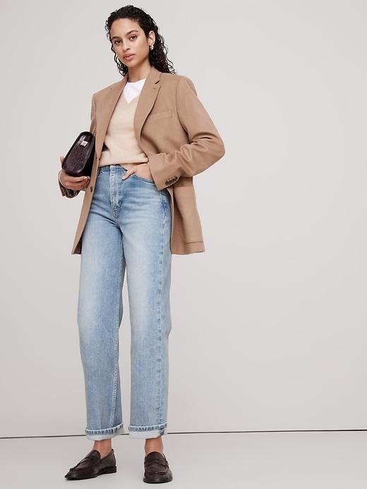 High-Rise 90s Straight Jean Product Image