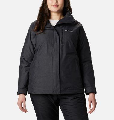 Columbia Plus Size Whirlibird IV Interchange Jacket (Black Crossdye Women's Coat Product Image