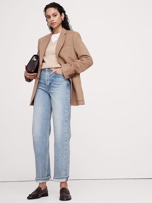 High-Rise 90s Straight Jean Product Image
