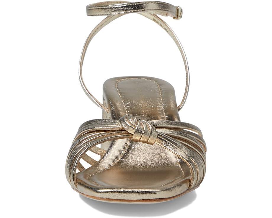Dahlia Pleated Knot Mule with Ankle Strap Product Image