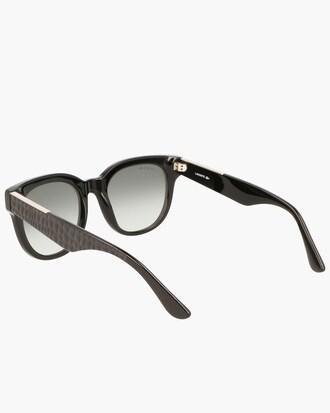 Croco Skin Oval Acetate Glasses Product Image