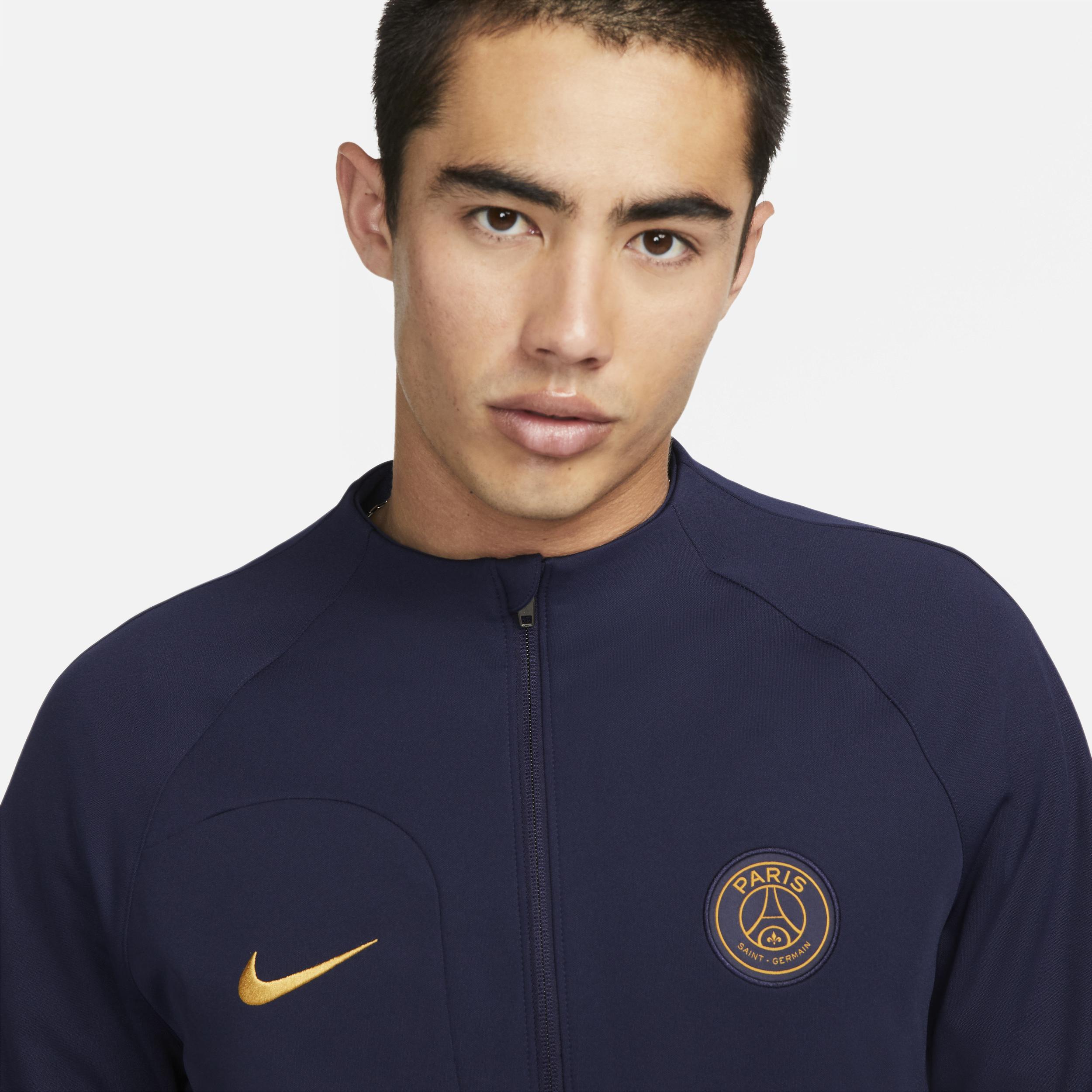 Men's Nike Navy Paris Saint-Germain 2023/24 Academy Pro Anthem Full-Zip Jacket, Size: 2XL, Psg Blue Product Image