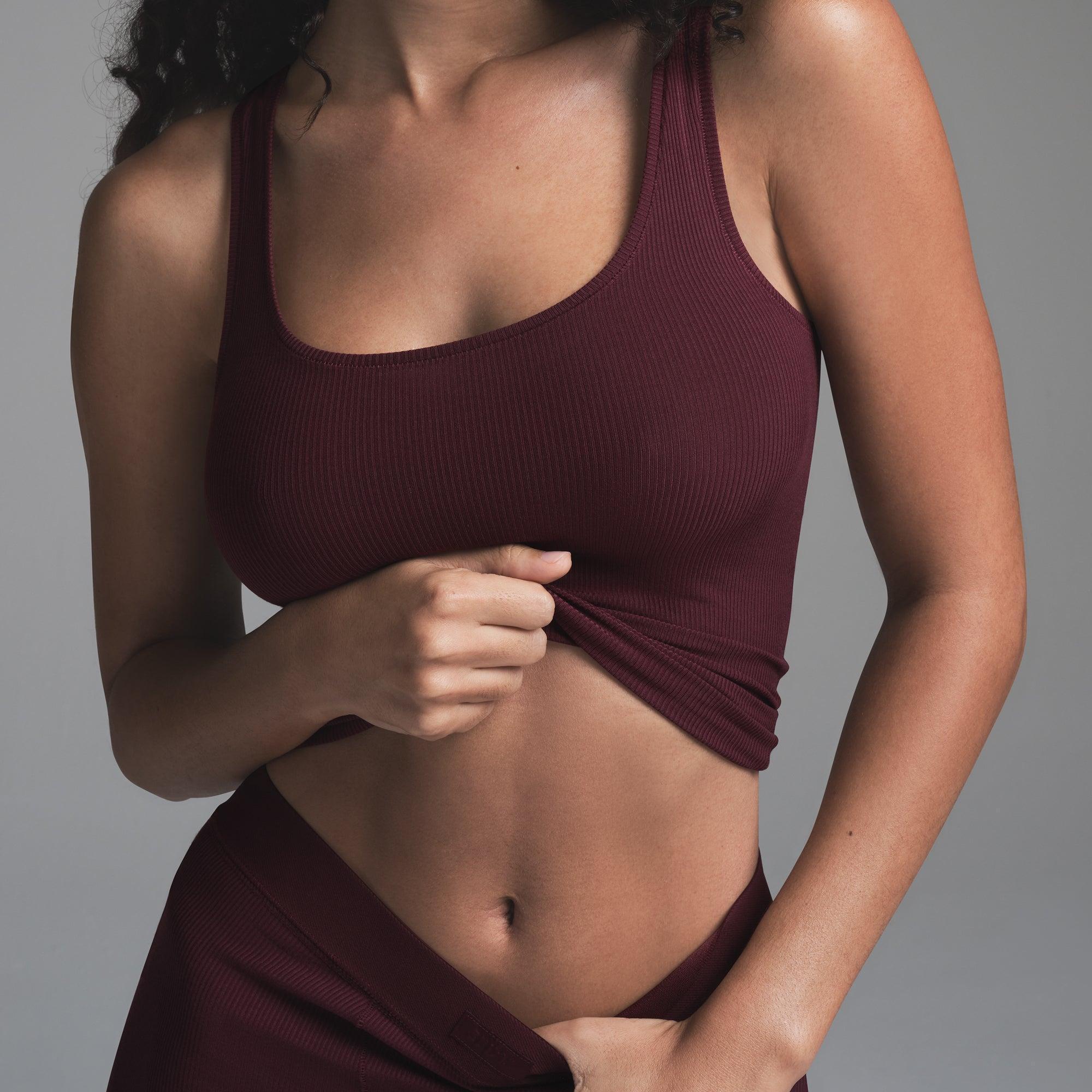 SOFT LOUNGE TANK | BORDEAUX Product Image