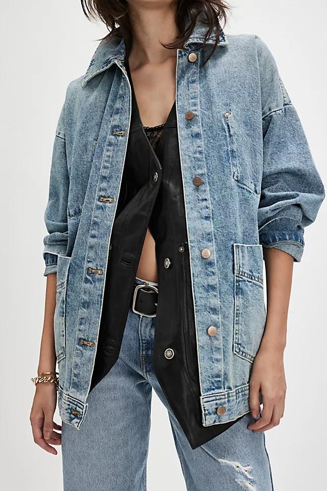 We The Free Valerie Leather Vest Product Image