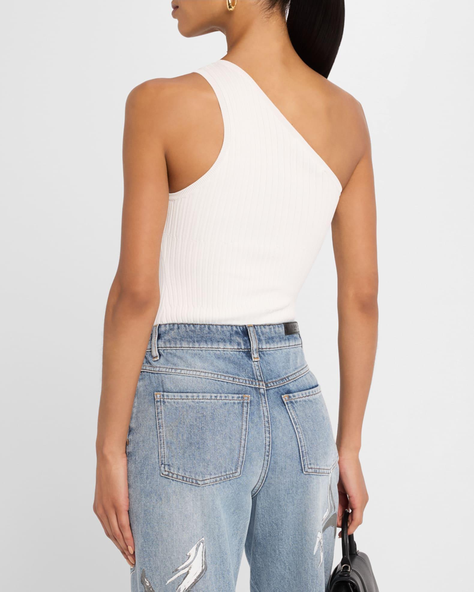 Kida One-Shoulder Rib Bodysuit Product Image