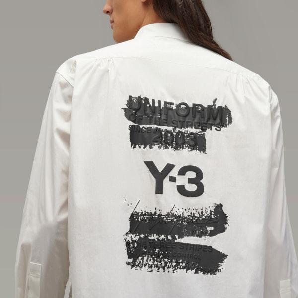 adidas Y-3 Graphic Shirt Core White XS Unisex Product Image