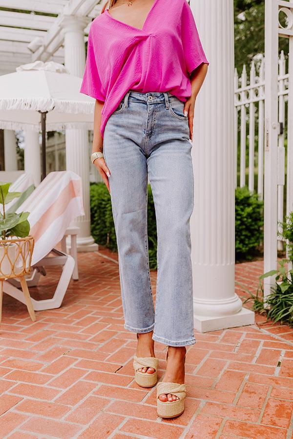 The Naomi High Waist Relaxed Straight Leg Jean Product Image