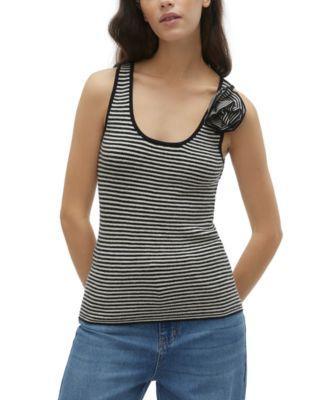 Vero Moda Womens Bloom Sleeveless U-Neck Top Product Image