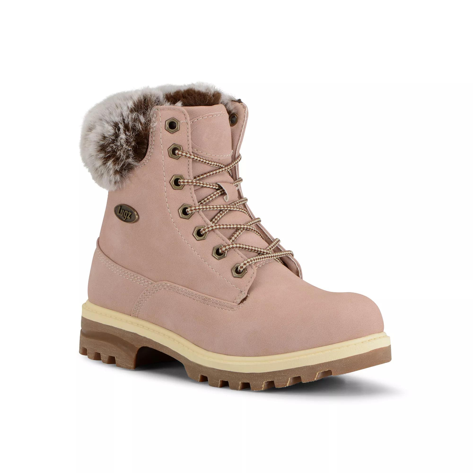 Lugz Empire Hi Faux-Fur Women's Water-Resistant Boots, Girl's, Size: 7 Medium, Soft Pink Product Image