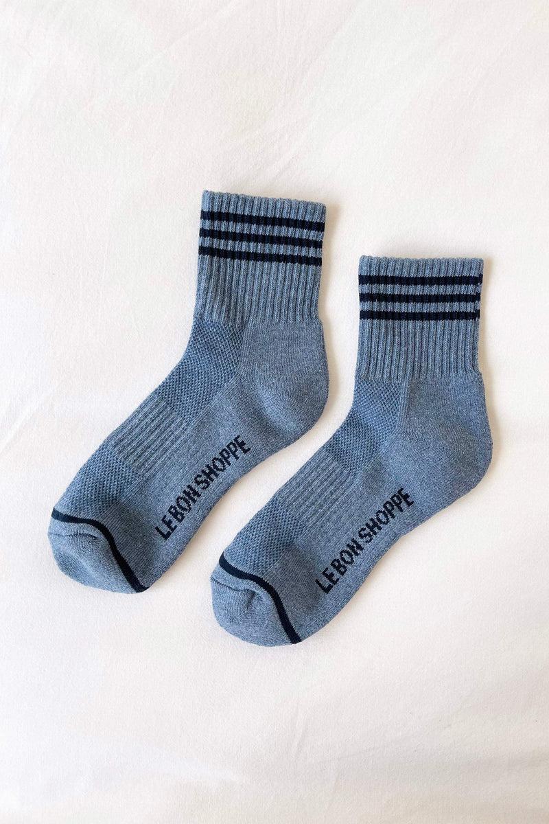 Le Bon Shoppe Girlfriend Socks - Indigo Product Image