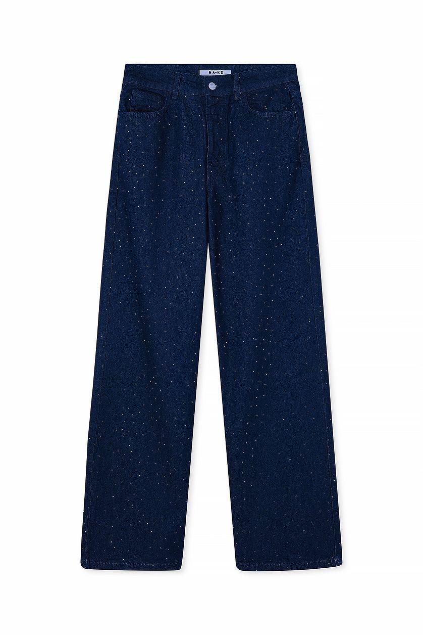 Stone Detail Denim Blue Product Image