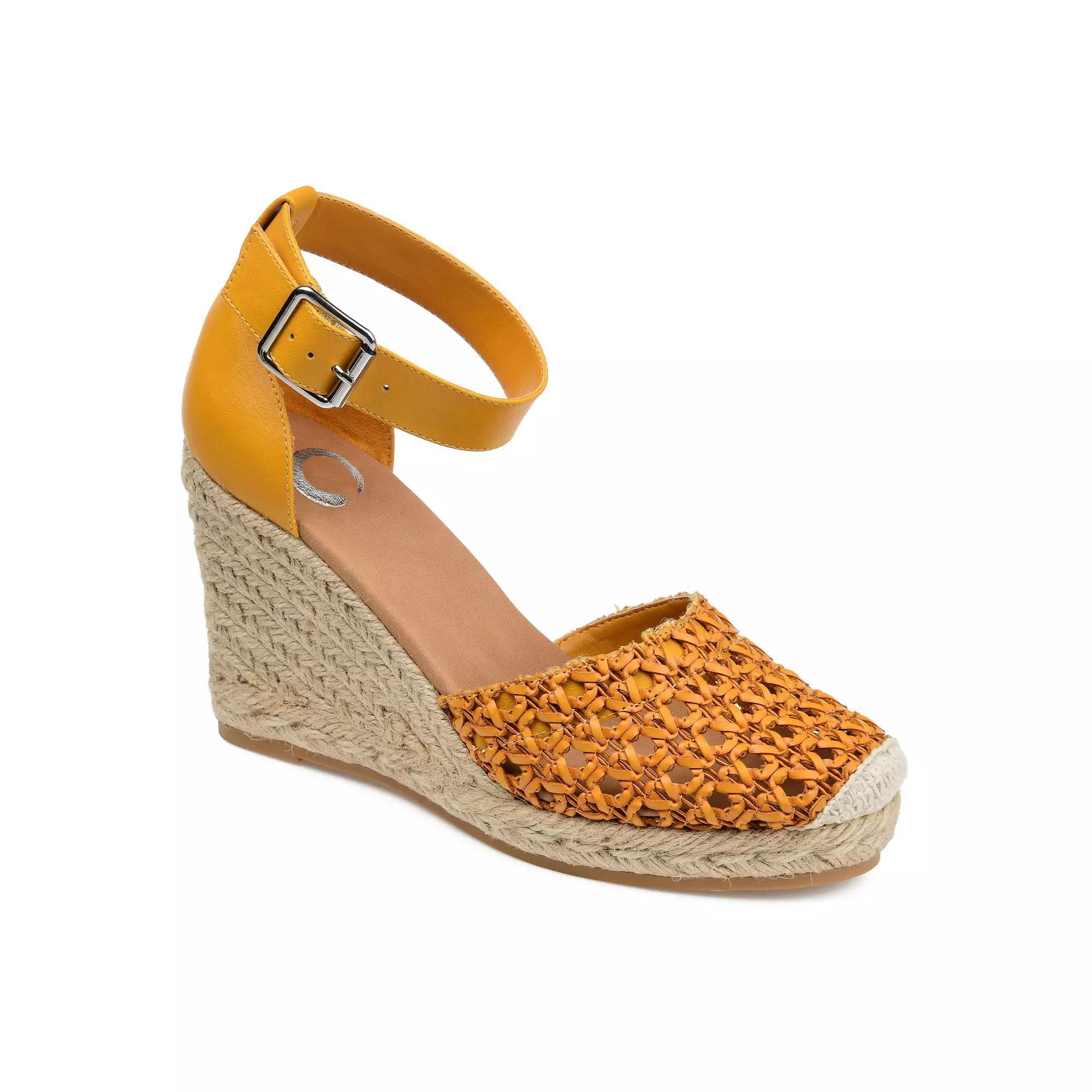 Journee Sierra Women's Wedge Sandals, Size: 10, White Product Image
