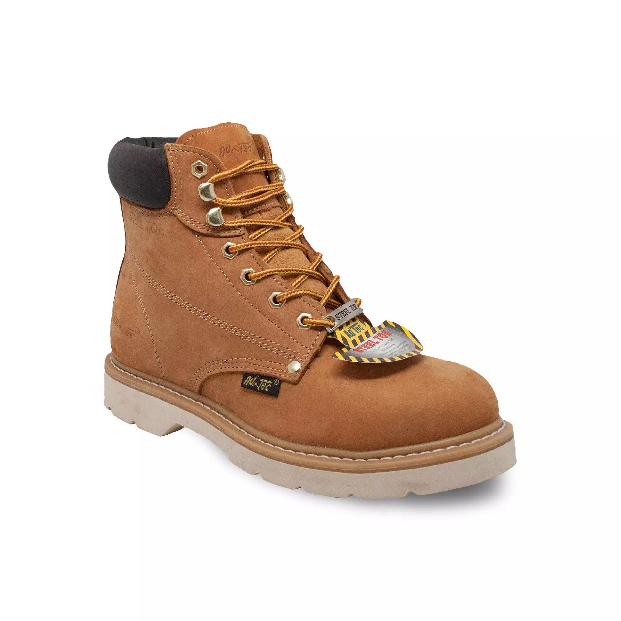 AdTec 1018 Men's Steel Toe Work Boots, Size: 10 Medium, Brown Product Image