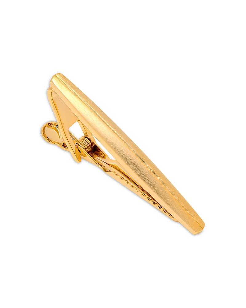 Link Up Two Tone Rhodium Plated Short Tie Bar Product Image