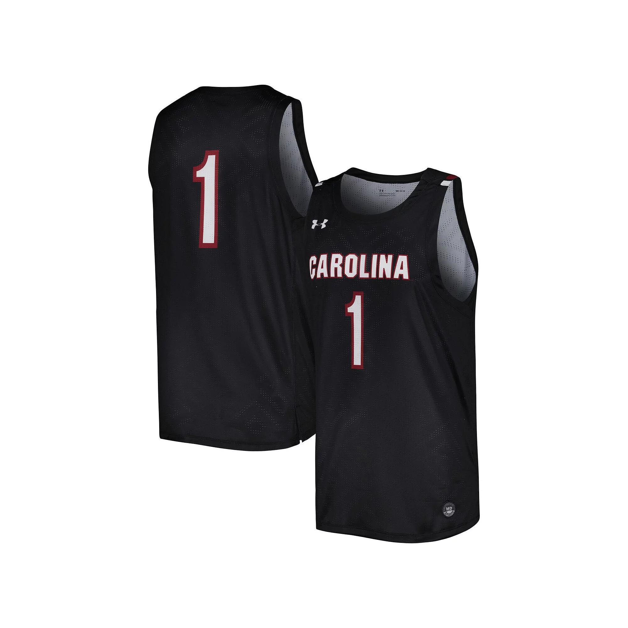 Men's Under Armour Black South Carolina Gamecocks Replica Basketball Jersey, Size: XL Product Image