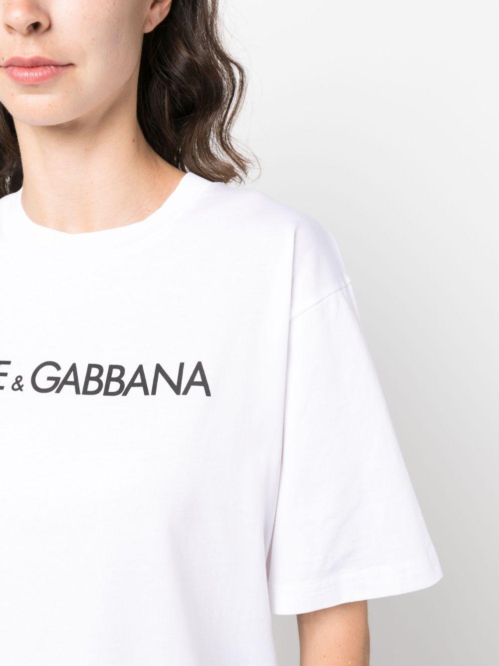 logo-print cotton T-shirt Product Image