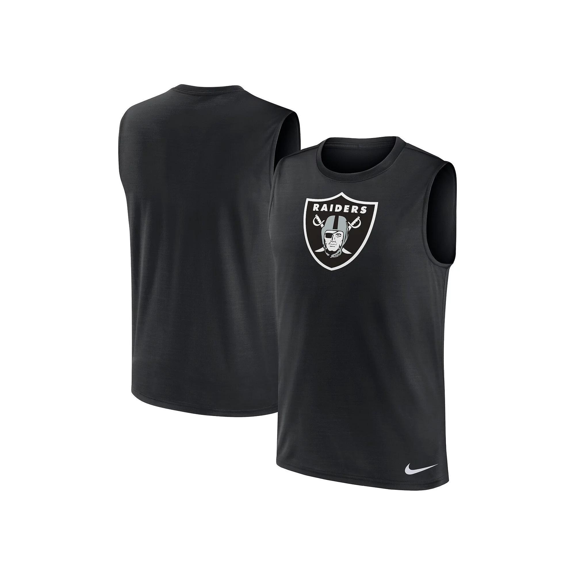 Men's Nike Black Las Vegas Raiders Blitz Legend Muscle Perform Tank Top, Size: Small, Lvr Black Product Image