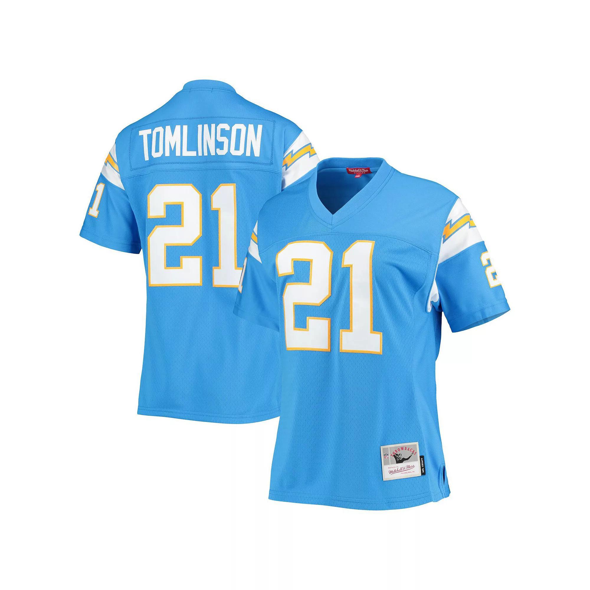 Women's Mitchell & Ness LaDainian Tomlinson Powder Blue Los Angeles Chargers Legacy Replica Player Jersey, Size: XL, Light Product Image