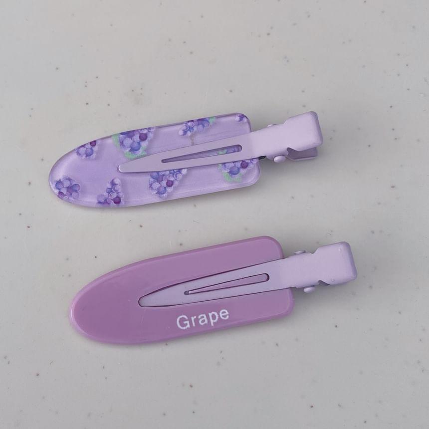 Patterned Hair Clip Set Product Image