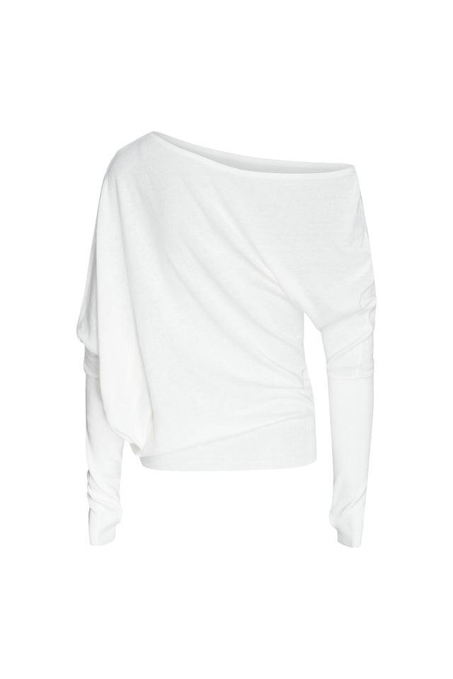 GISELLE TOP - WHITE : CREAM Product Image