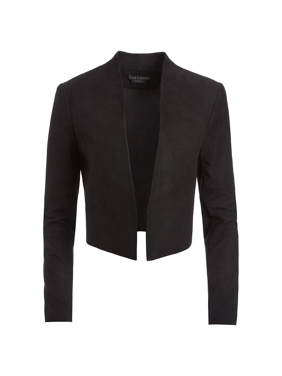 New Harvey Suede Open-Front Jacket Product Image
