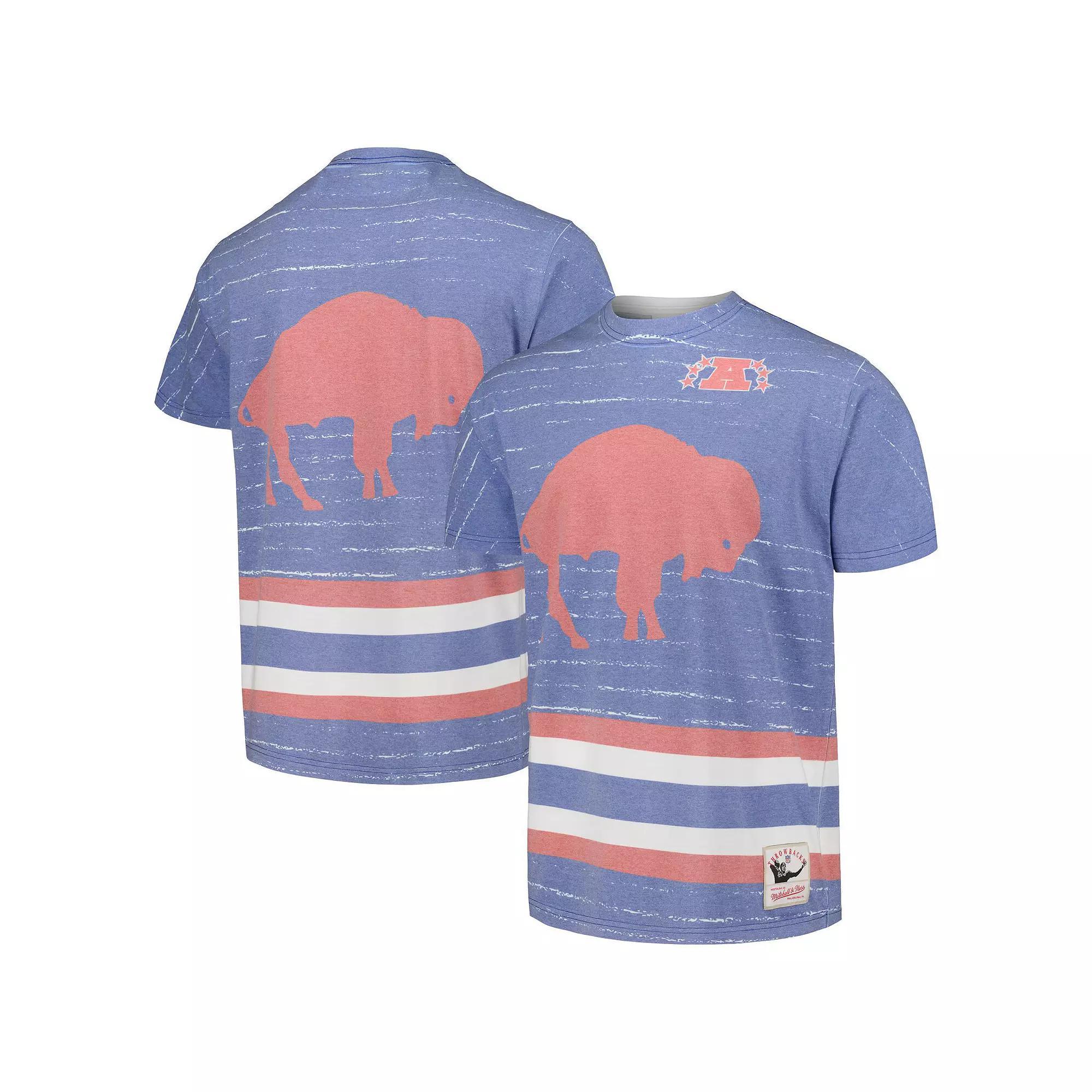 Men's Mitchell & Ness Royal Buffalo Bills Jumbotron 3.0 T-Shirt, Size: Large, Blue Product Image