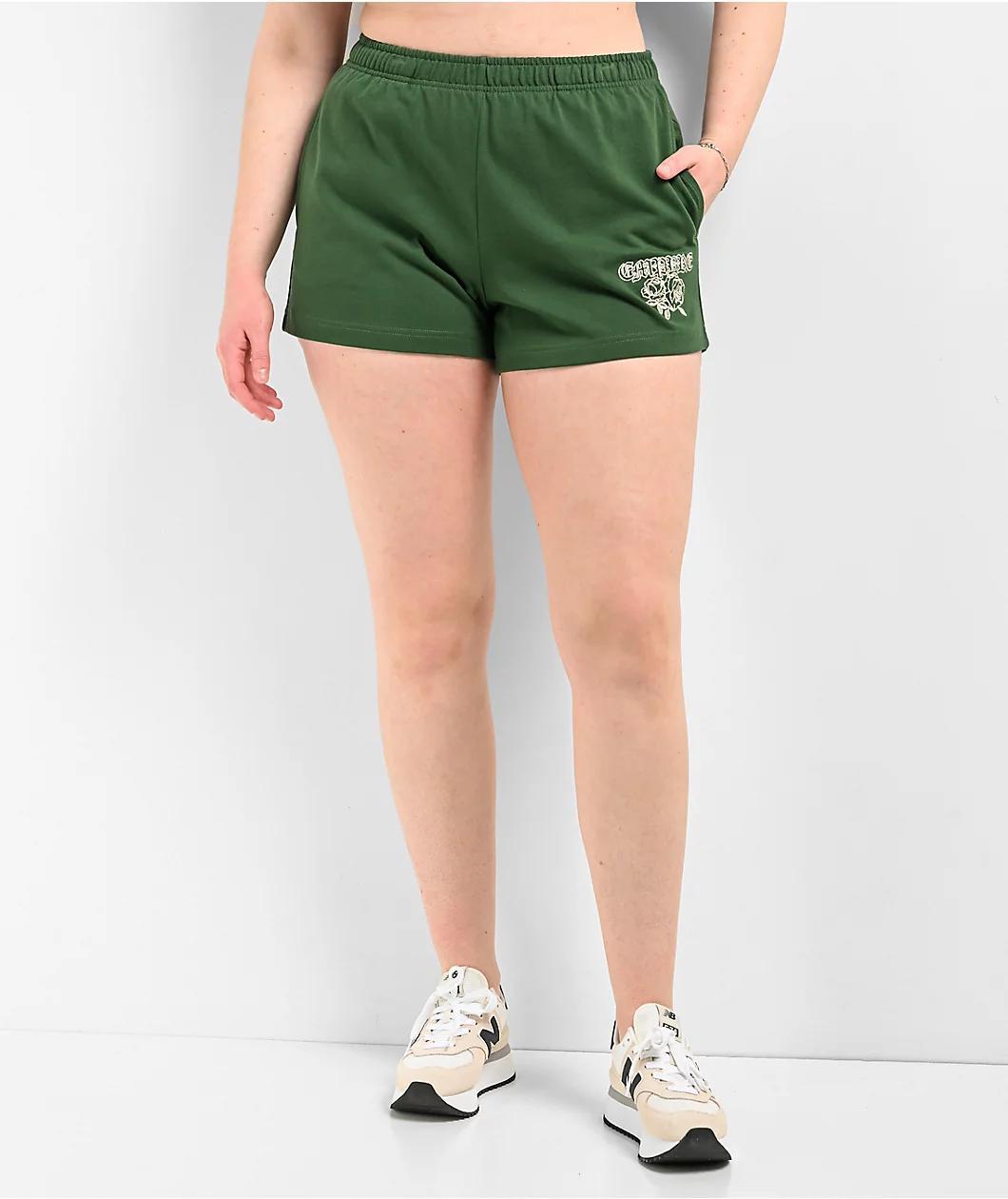 Empyre Jules Rose Green Sweat Shorts Product Image