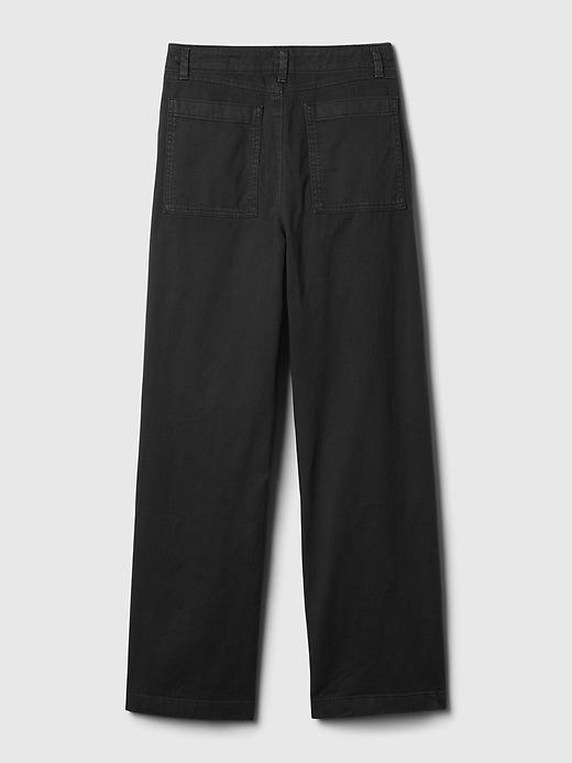 Mid Rise Loose Khakis Product Image