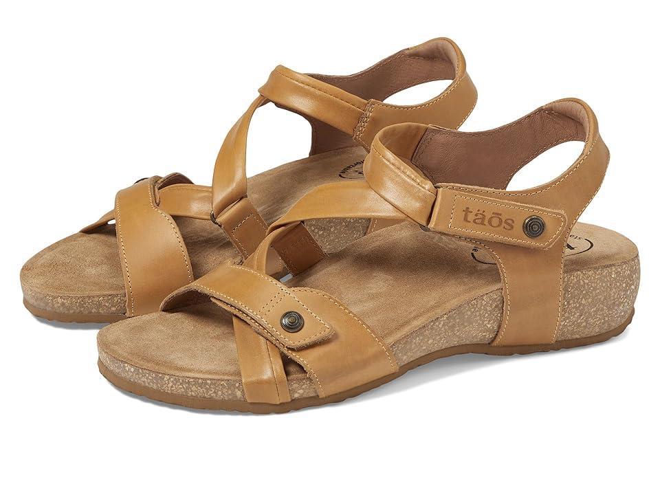 Taos Footwear Universe Banded Leather Wedge Sandals Product Image