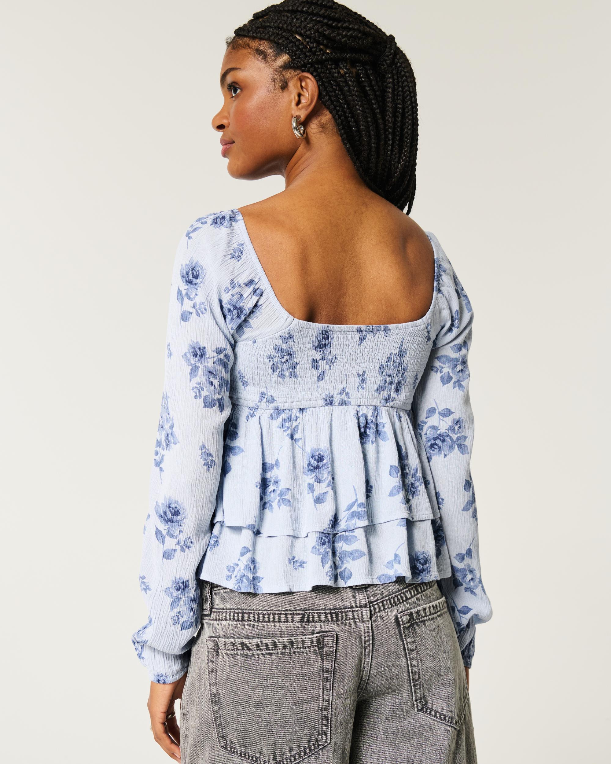 Easy Twist Bust Babydoll Top Product Image