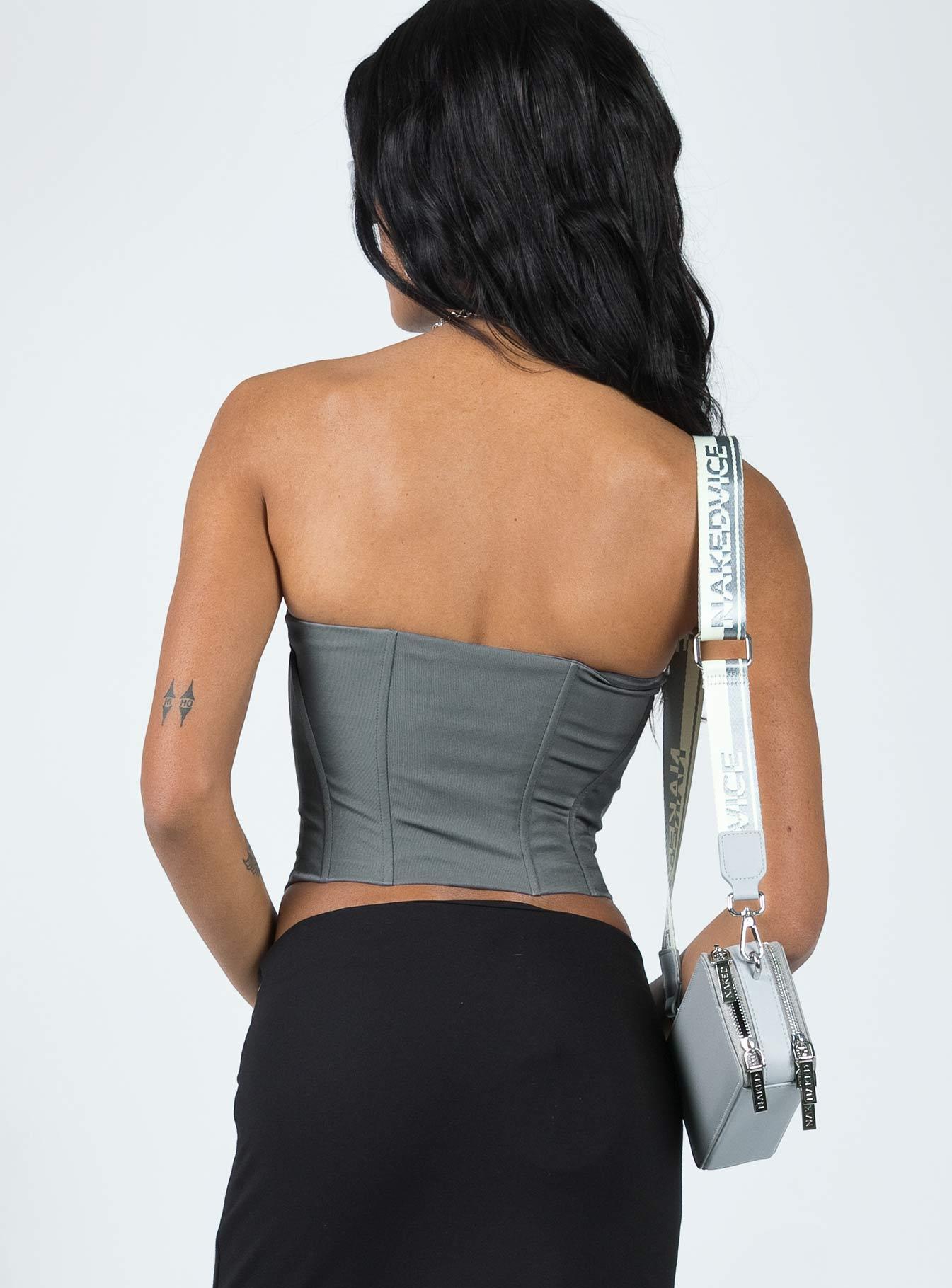Archer Corset Top Slate Product Image