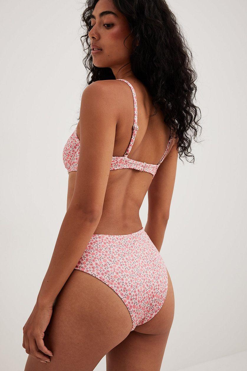 Drawstring Detail High Cut Bikini Panty Product Image