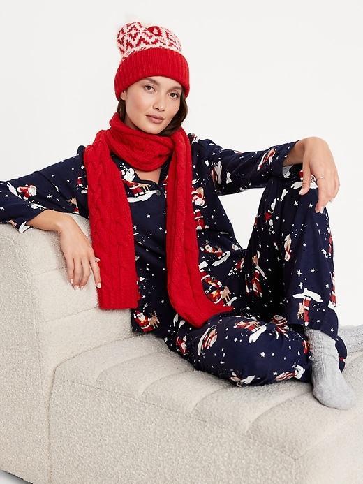 Flannel Pajama Set for Women Product Image