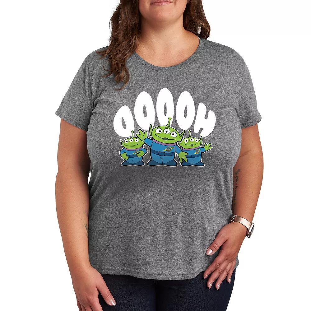 Disney / Pixars Toy Story Plus Ooooh Graphic Tee, Womens Heather Grey Product Image