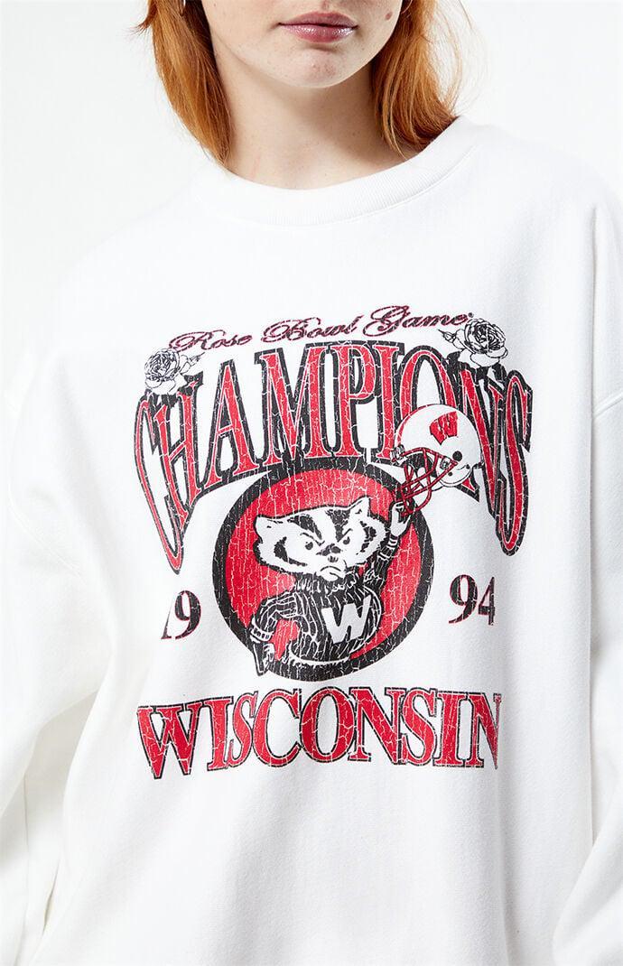 Women's x Rose Bowl Wisconsin Champion Crew Neck Sweatshirt Product Image