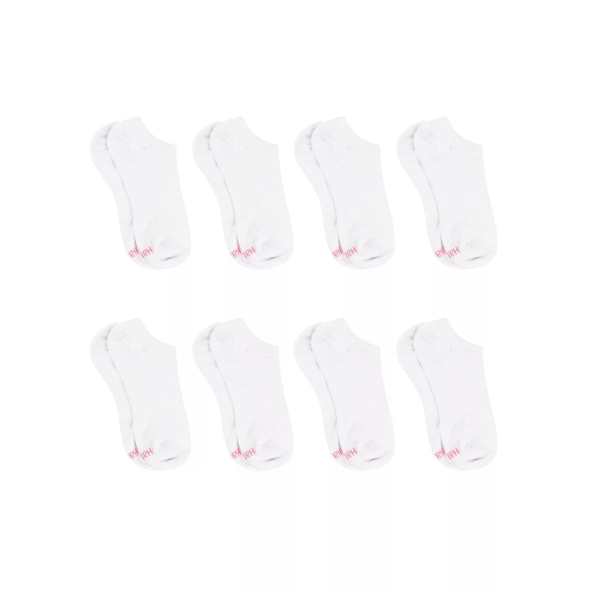 Womens Hanes Ultimate Cool Comfort 8-Pack Breathable Super Low No-Show Socks HWUBS8 Product Image