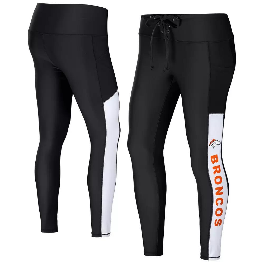 Women's WEAR by Erin Andrews Black Los Angeles Rams Leggings, Size: Large Product Image