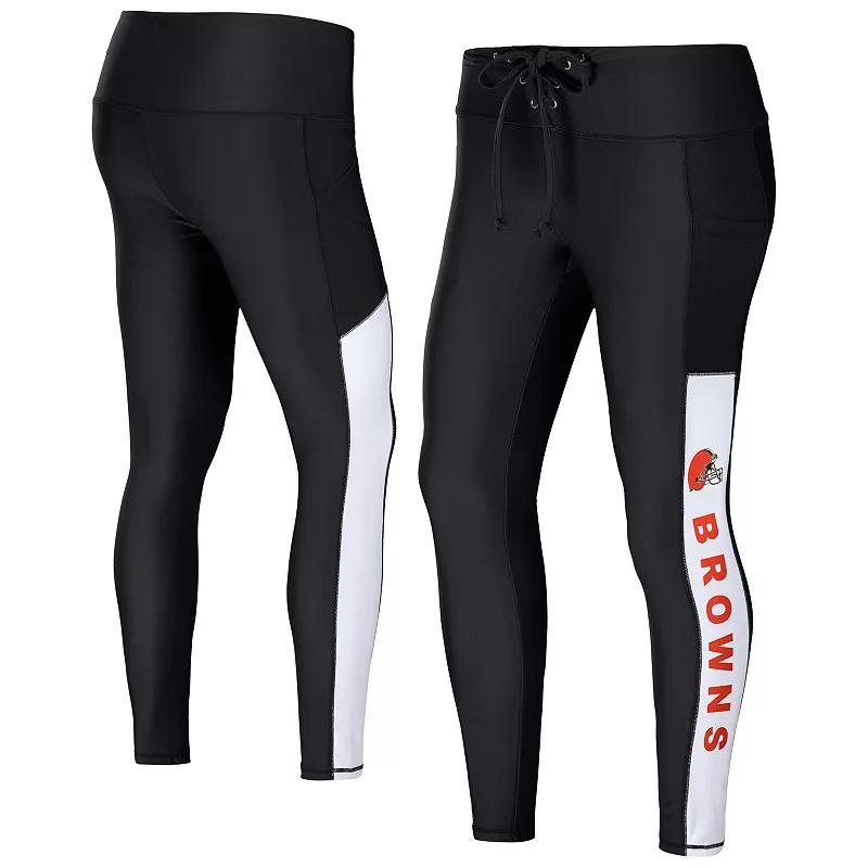 Women's WEAR by Erin Andrews Black Los Angeles Rams Leggings, Size: Large Product Image