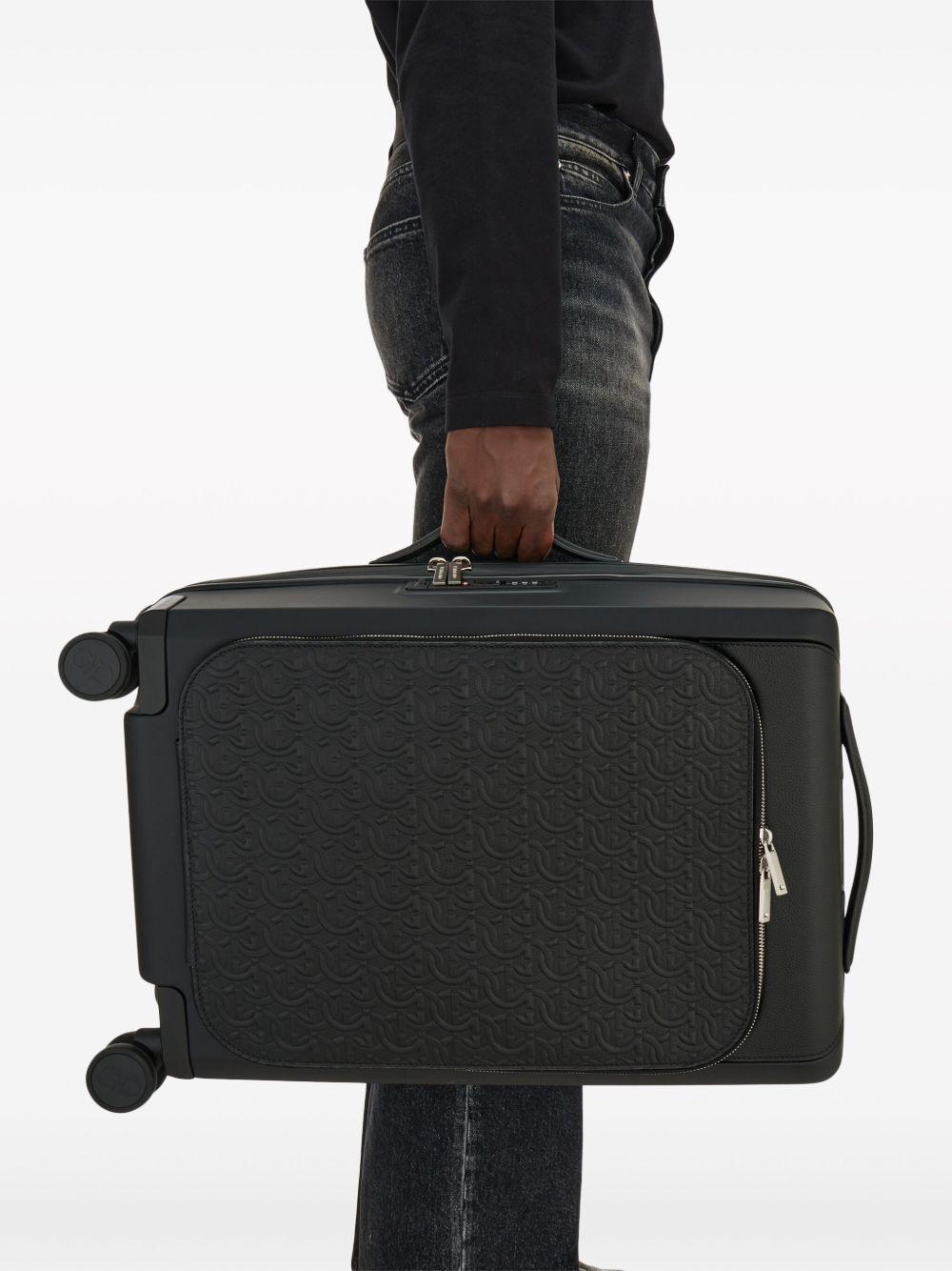Gancini-print leather luggage  Product Image