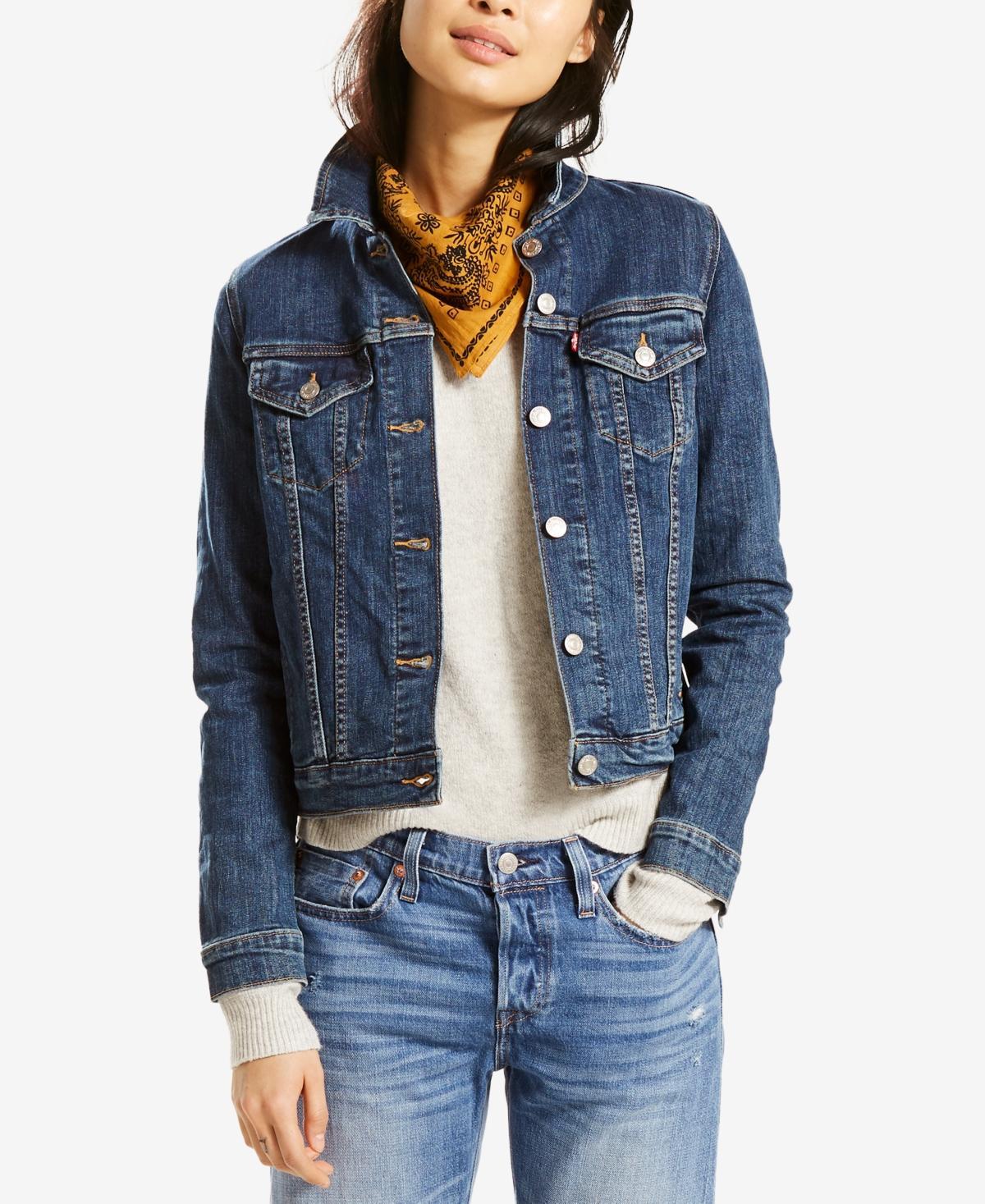 Levi's(r) Womens Original Trucker (Deep Lichen ) Women's Vest Product Image