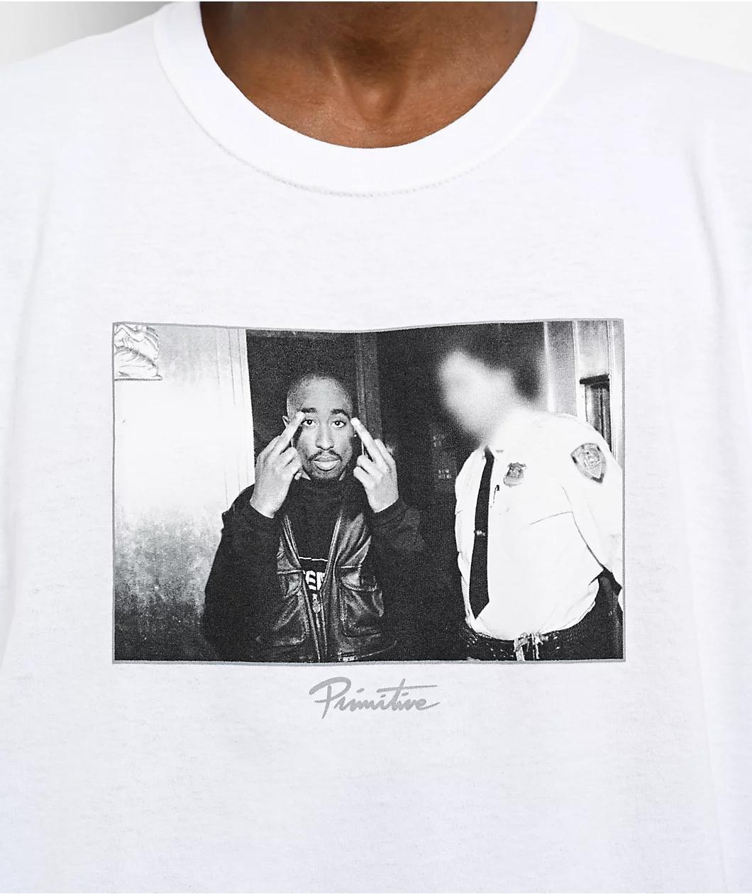 Primitive x Tupac Icon White T-Shirt Product Image
