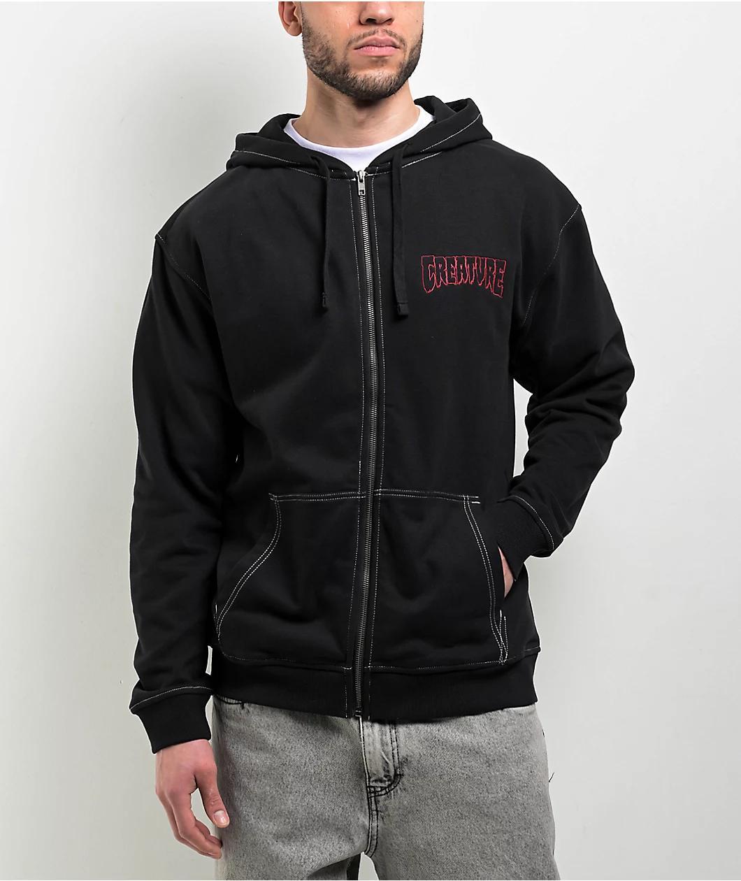Creature Prequel Patch Black Zip Hoodie Product Image