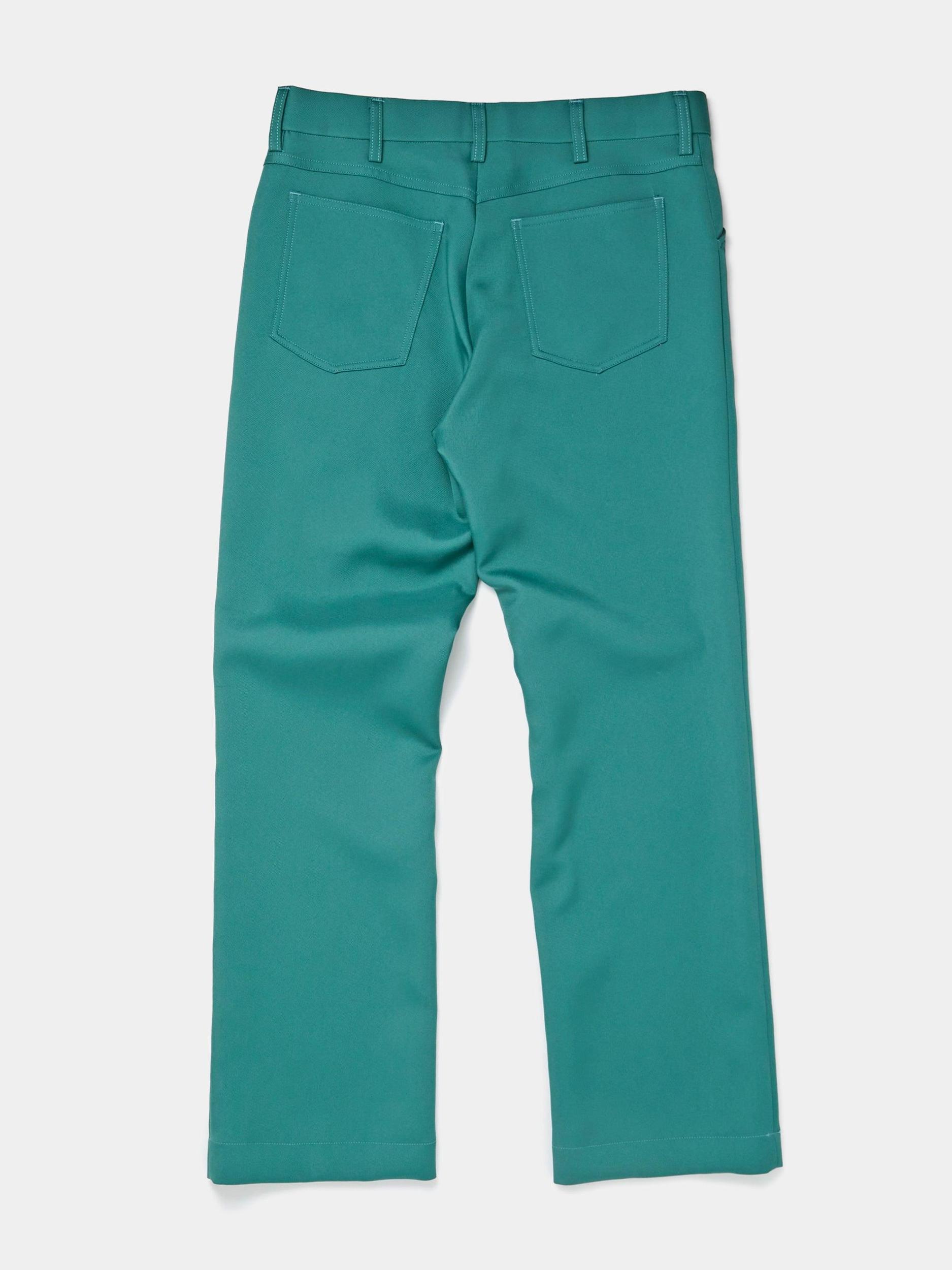 Flared Trouser (Dull Green) Product Image
